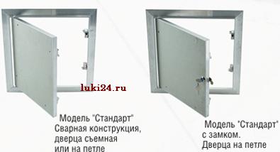 Люк под покраску модель СТАНДАРТ ревизионные люки